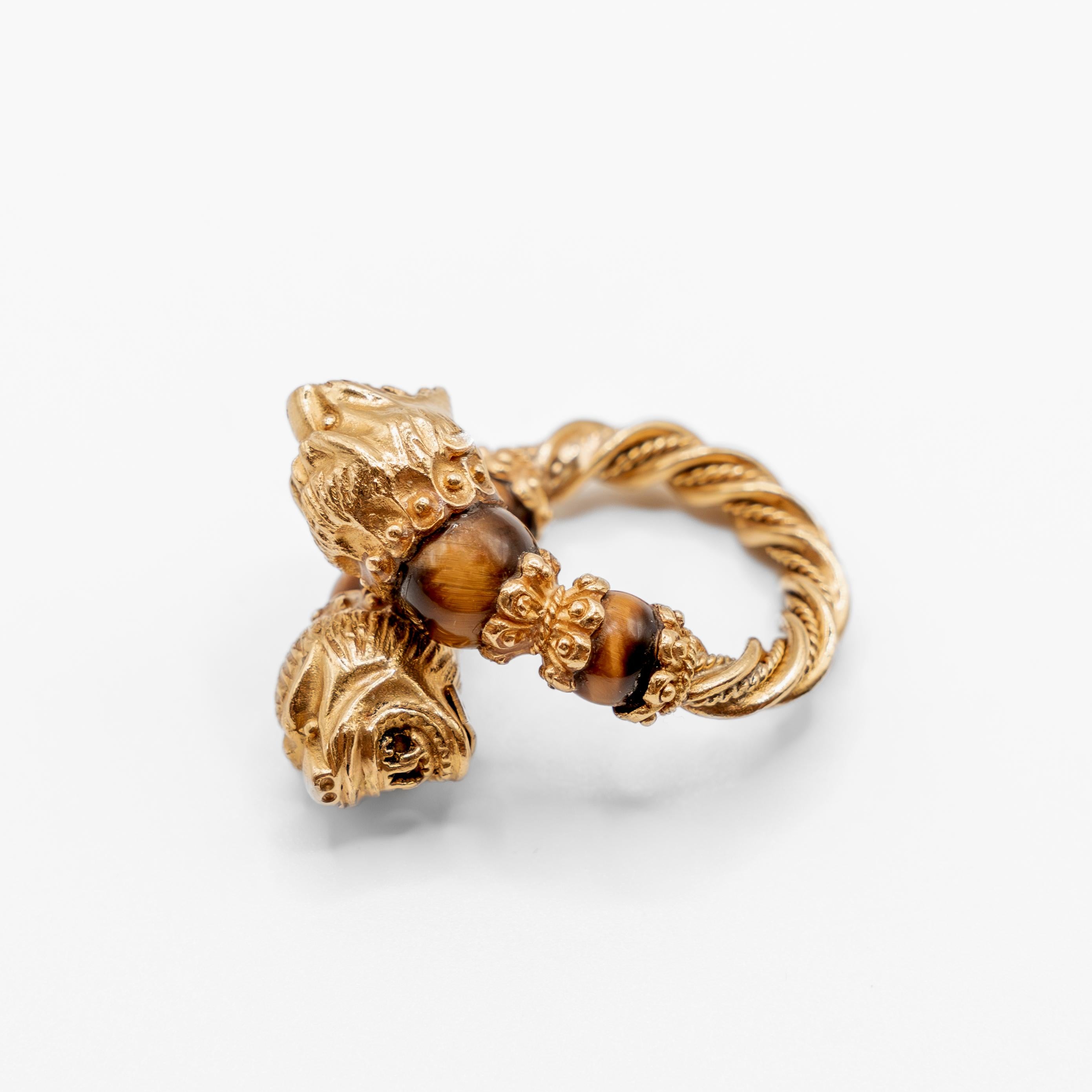 Bead Zolotas Tiger Eye Ring For Sale
