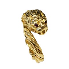 Zolotas Yellow Gold and Gem Set Chimera Ring
