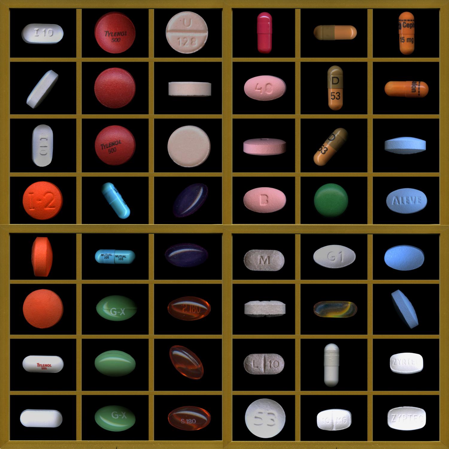 Pilules de Zoltan. Photographie en couleur