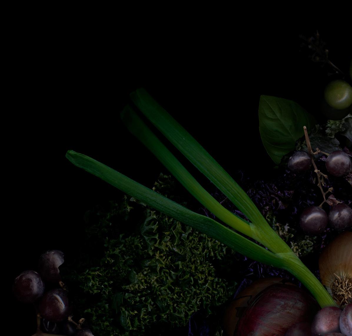 Fruits and vegetables from my garden #8 by Zoltan Gerliczki
From the Vegetables from my garden series
Archival Pigment Print 
Image size: 39 in H x 48 in W.
Edition of 9 + 2AP
Unframed
2021

