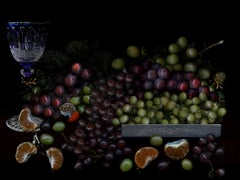 Obst aus meinem Garten #2. Früchte. Digitale Collage-Farbfotografie