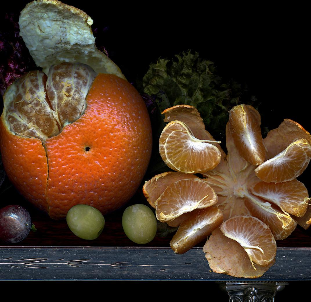 Fruits from my garden #4. Fruits. Digital Collage Color Photograph For Sale 2