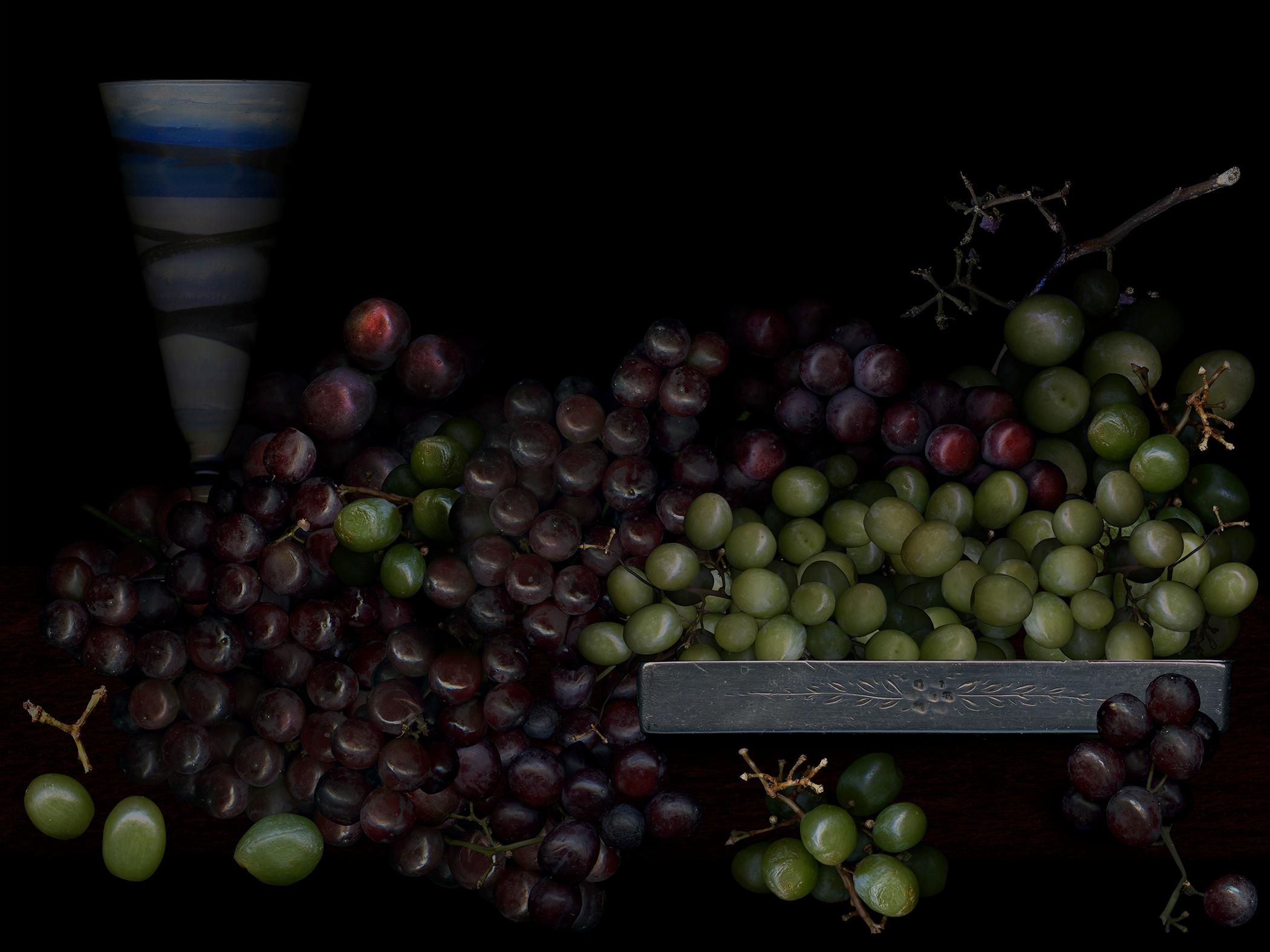 Zoltan Gerliczki Still-Life Photograph – Obst aus meinem Garten #6. Früchte. Digitale Collage-Farbfotografie