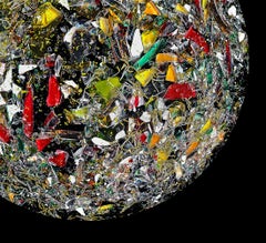 The Broken Mind Olanet & The Racist planet Diptych photographs