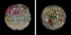 The Broken Mind Olanet & The Racist planet Diptych photographs