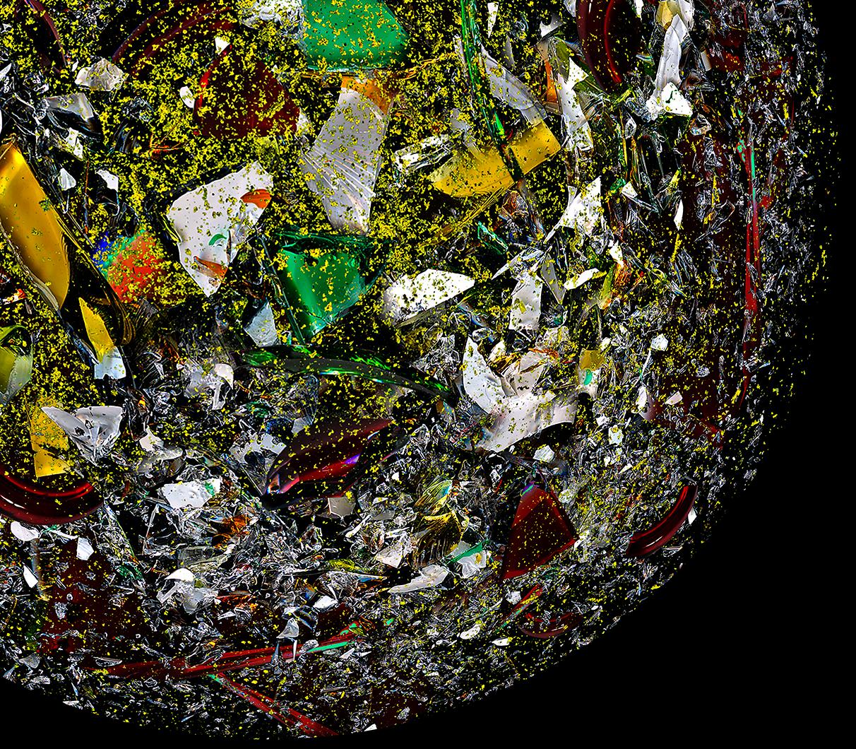 The Broken Planet und The Excitement Planet. Digitale Collage-Farbfotografie im Angebot 3
