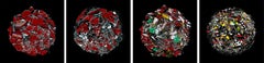 The Broken Planet Series. Set of 4 Photographs. Abstract Digital Collage