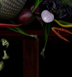 Vegetables from my garden #1 Digital Collage Color Photograph