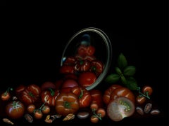 Vegetables from my garden #4 Digitale Collage-Farbfotografie