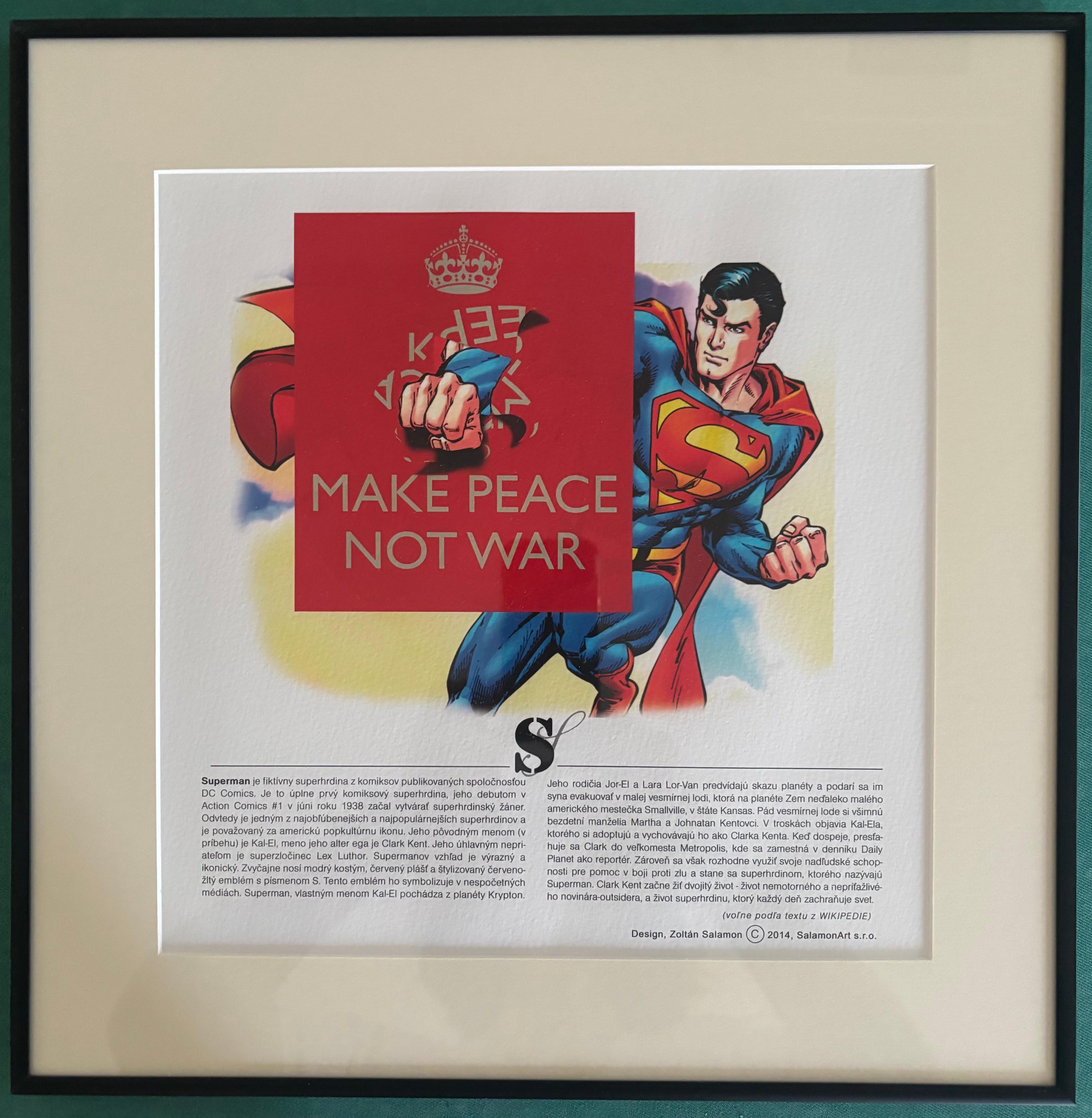 Zoltán Salamon Abstract Print - S Superman Fine Art Print, Limited Edition of 15, 21st Century