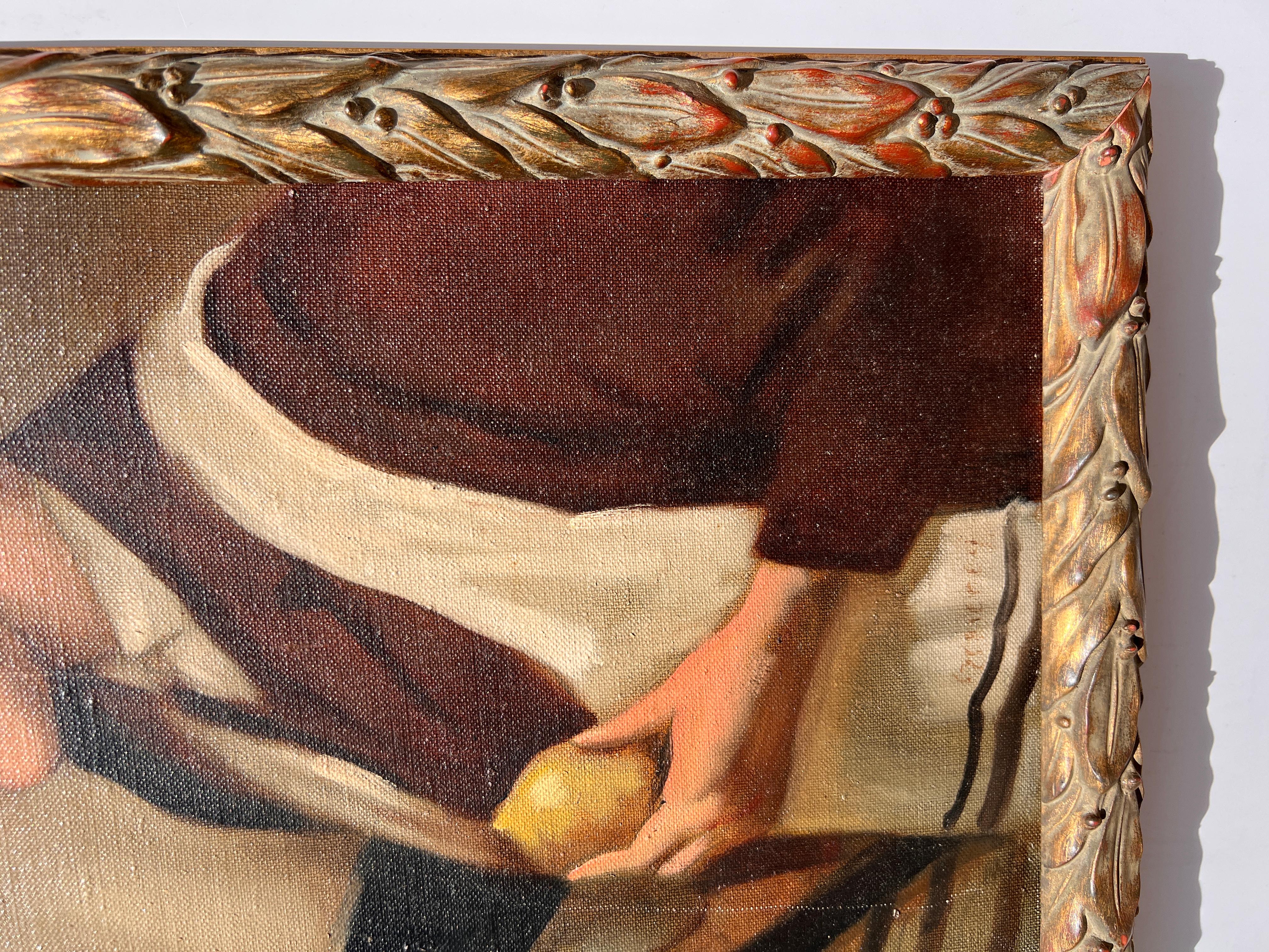 Famoso artista judío-húngaro Zoltan Szemerey 1908-2009 Óleo sobre lienzo en venta 6