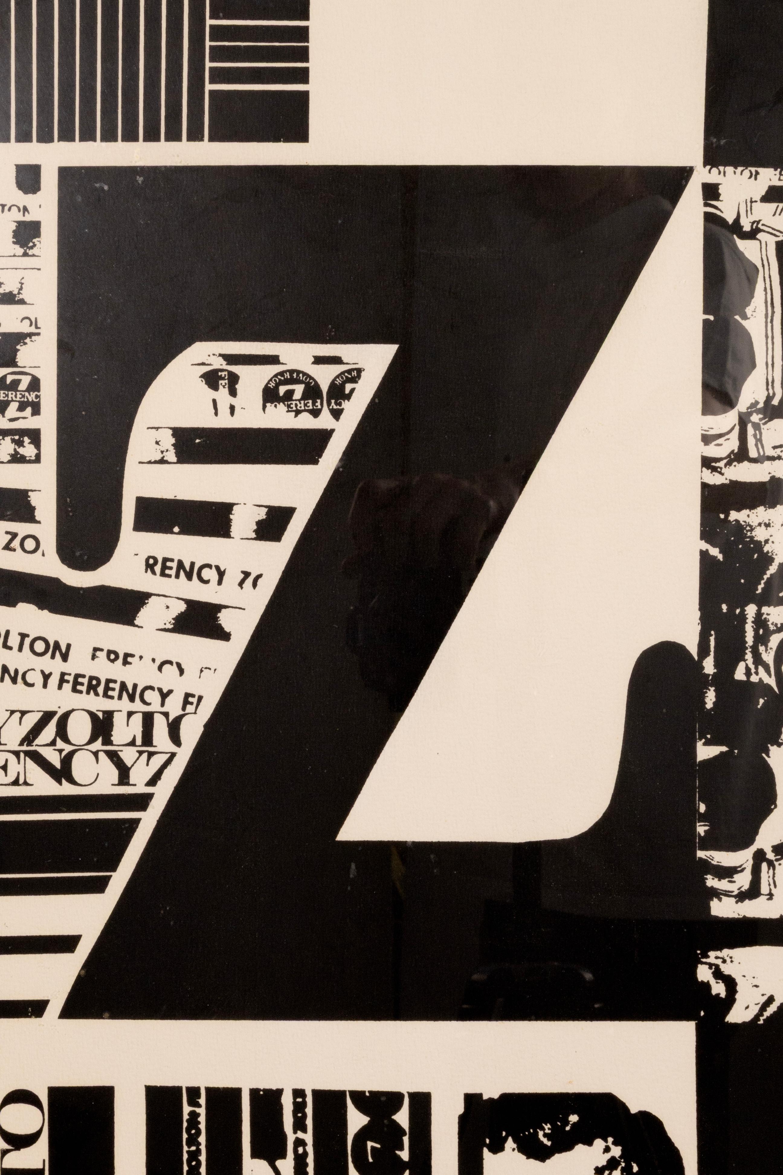 Américain Zolton Ferency - Signé, 1970 Lithographie Graphique moderne Activiste politique Impression en vente