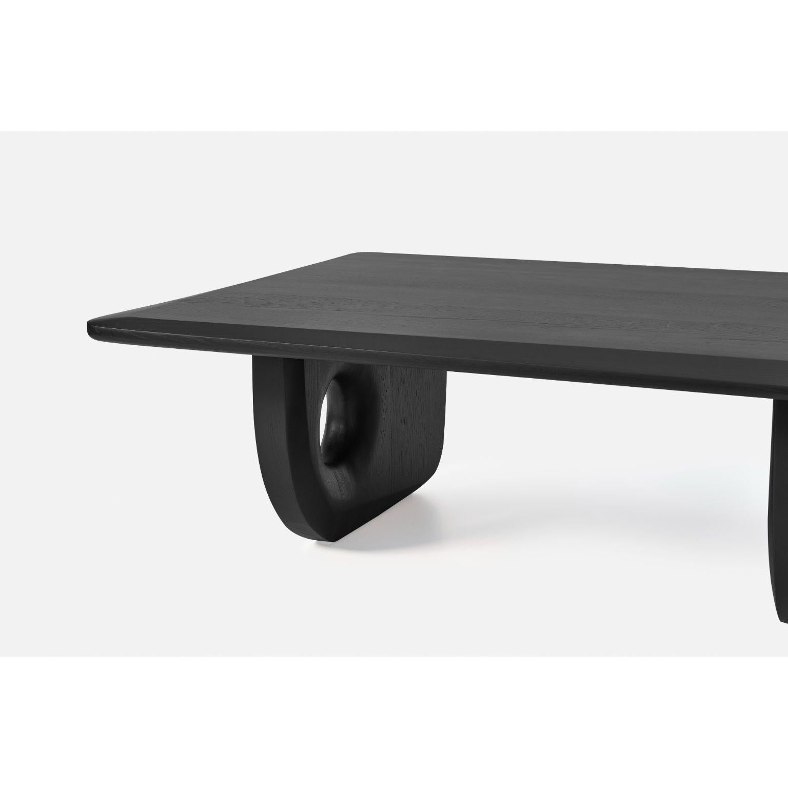 Hand-Crafted Zomana Low Table L by Contemporary Ecowood For Sale
