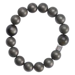Pyrite and Obsidian Zombie Bracelet