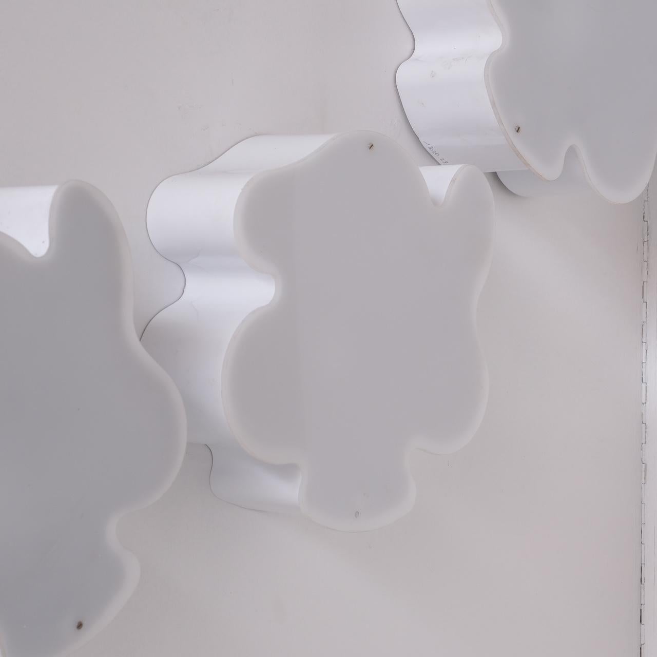 Metà XX secolo Zonca 'Nuvola Piccola', lampade da parete o da soffitto italiane di metà secolo (9 disponibili) in vendita