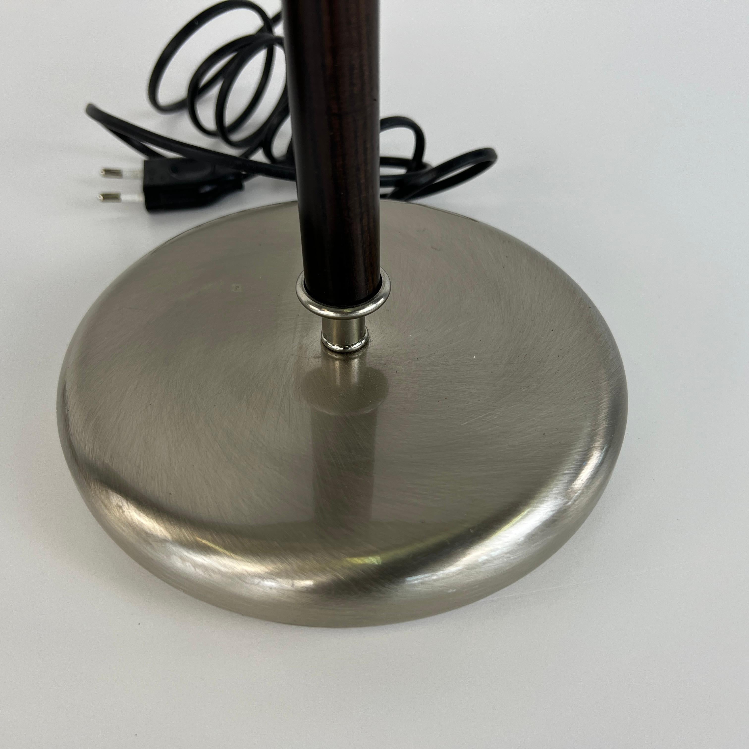 Metal Zonca Voghera Italian Table Lamps – A Pair For Sale