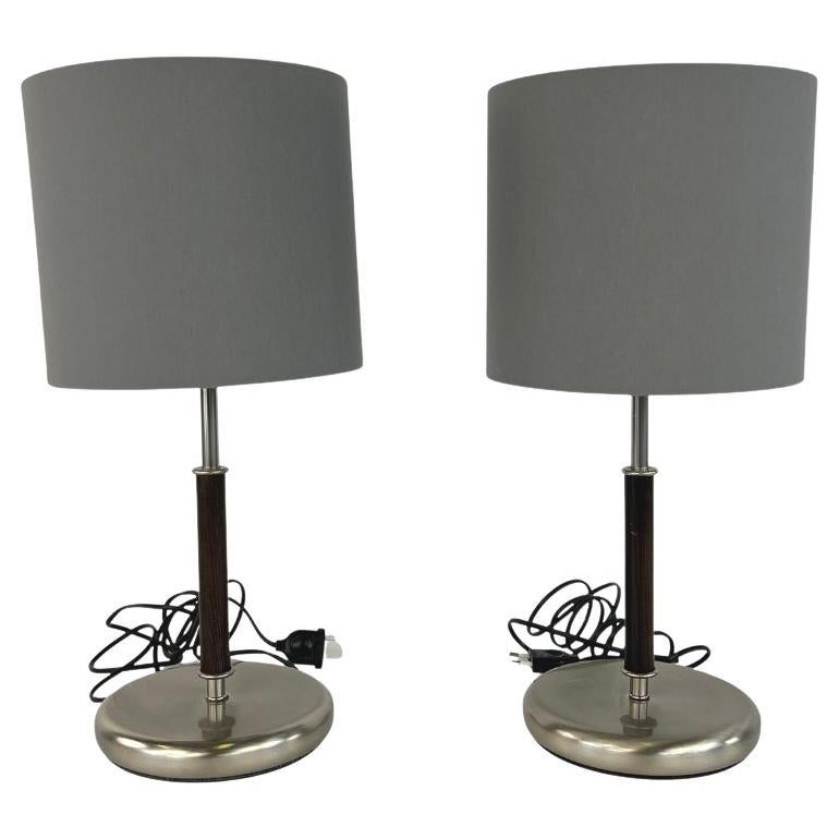 Zonca Voghera Italian Table Lamps – A Pair For Sale