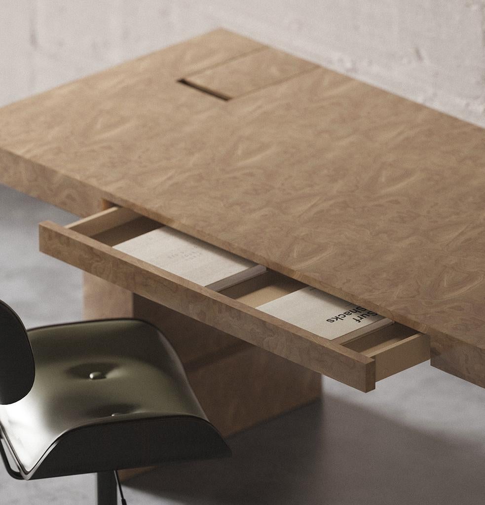 Zone Desk - Walnut Root by Hermhaus For Sale 2
