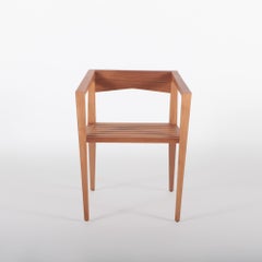 "Zoo" Oiled Indoor Solid Teak  Dining Chair, by Maximilian Eicke for Max ID NY