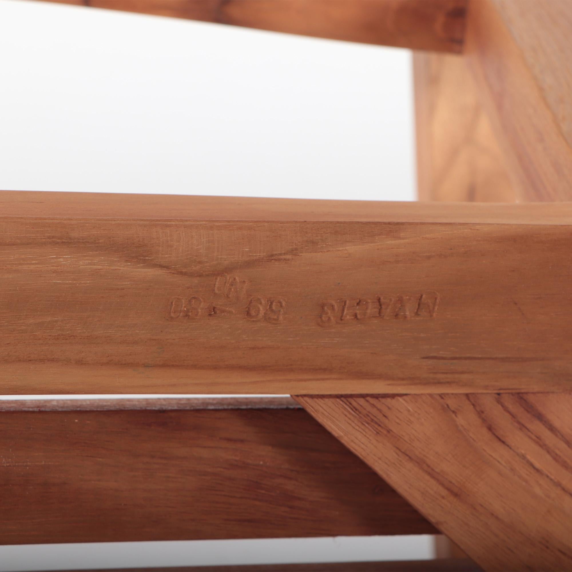 Teck massif huilé d'intérieur « Zoo »  Chaise de salle à manger, par Maximilian Eicke pour Max ID NY en vente 4