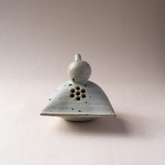 Zoomorphic Ceramic Flower Frog Vase - Animal Bird Decorative Vase - France 1960s