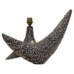 Zoomorphic Ceramic Lamp by Dominique Marino Le Vaucour Vallauris, France, 1950s.