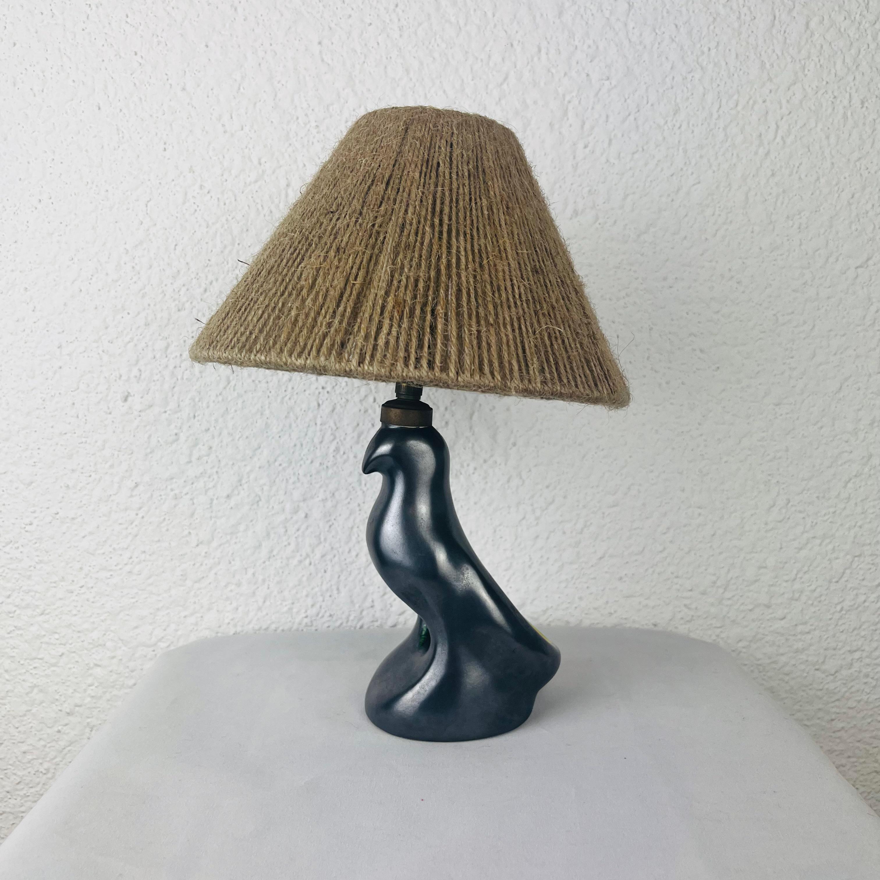 Art déco Lampe zoomorphe CAB pour Primavera, France, années 1930