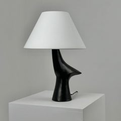 Zoomorphic ceramic lamp