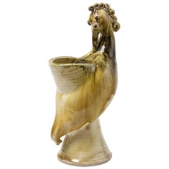 Zoomorphic Ceramic Sculpture by Pierre Roulot, circa 1960