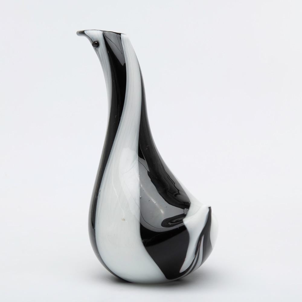 Zoomorphic Glass Vase Attributed to Dino Martens for Aureliano Toso Murano In Good Condition In Brussels, BE