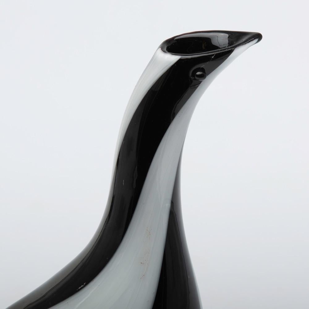Mid-20th Century Zoomorphic Glass Vase Attributed to Dino Martens for Aureliano Toso Murano