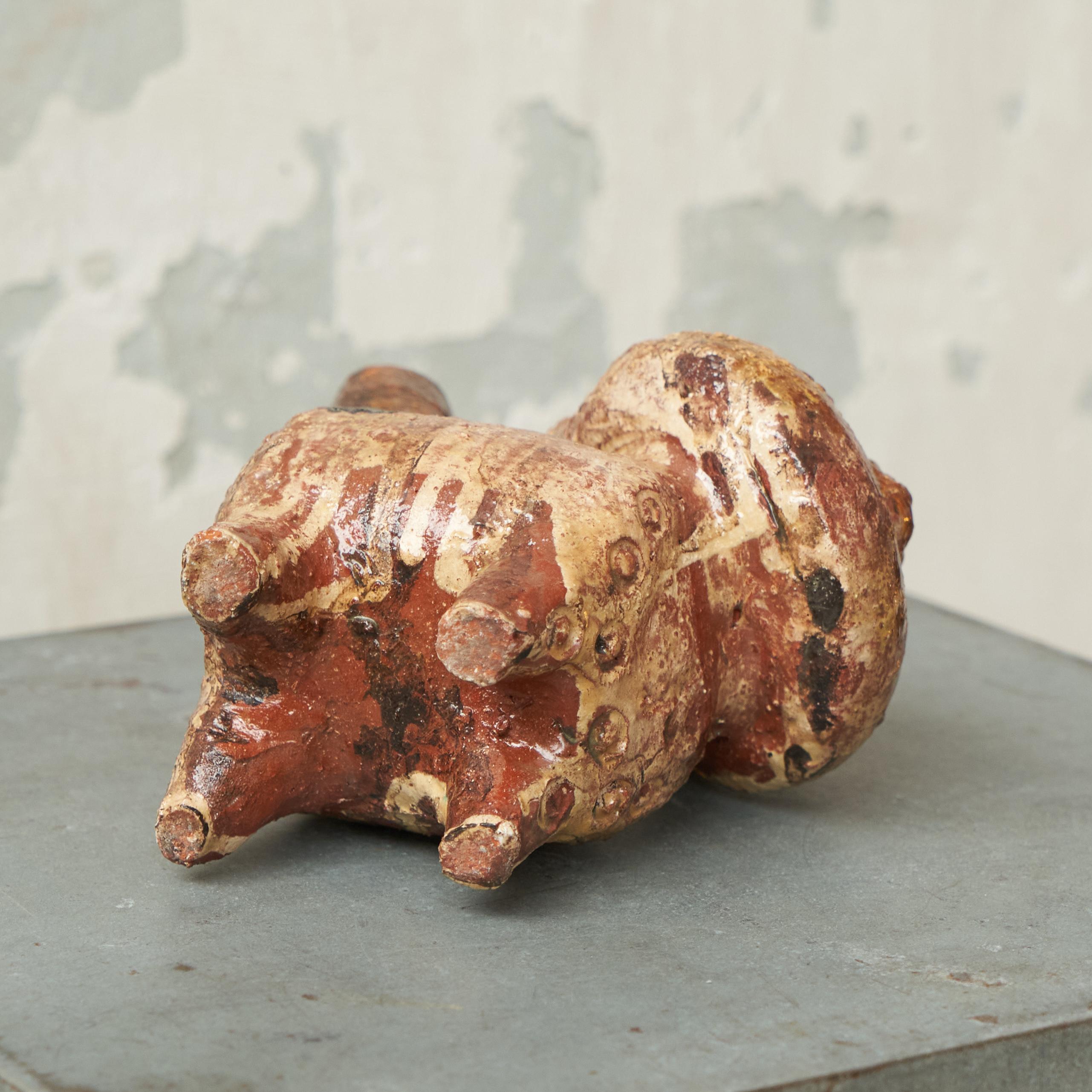 Zoomorphic Mid Century Studio Pottery Phantasy Animal 1960s For Sale 3