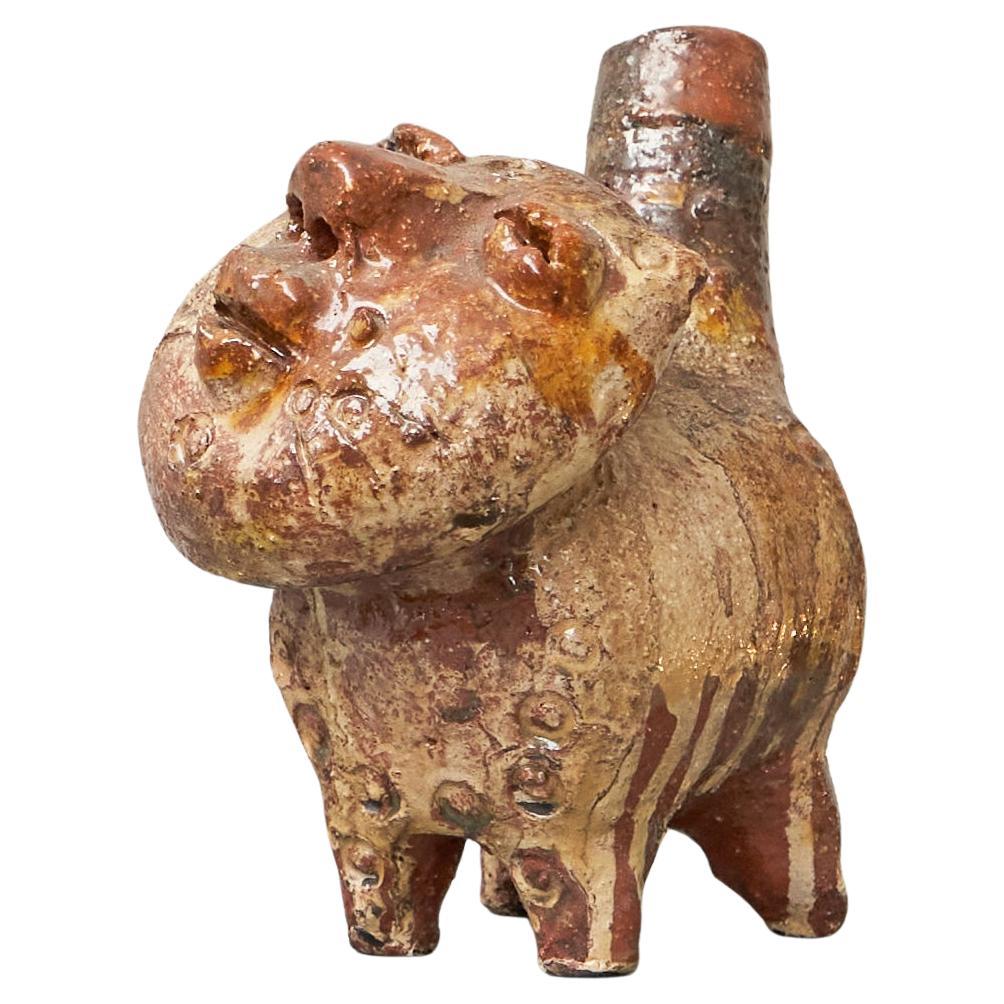 Zoomorphe Mid Century Studio Pottery Phantasy Tier 1960er Jahre