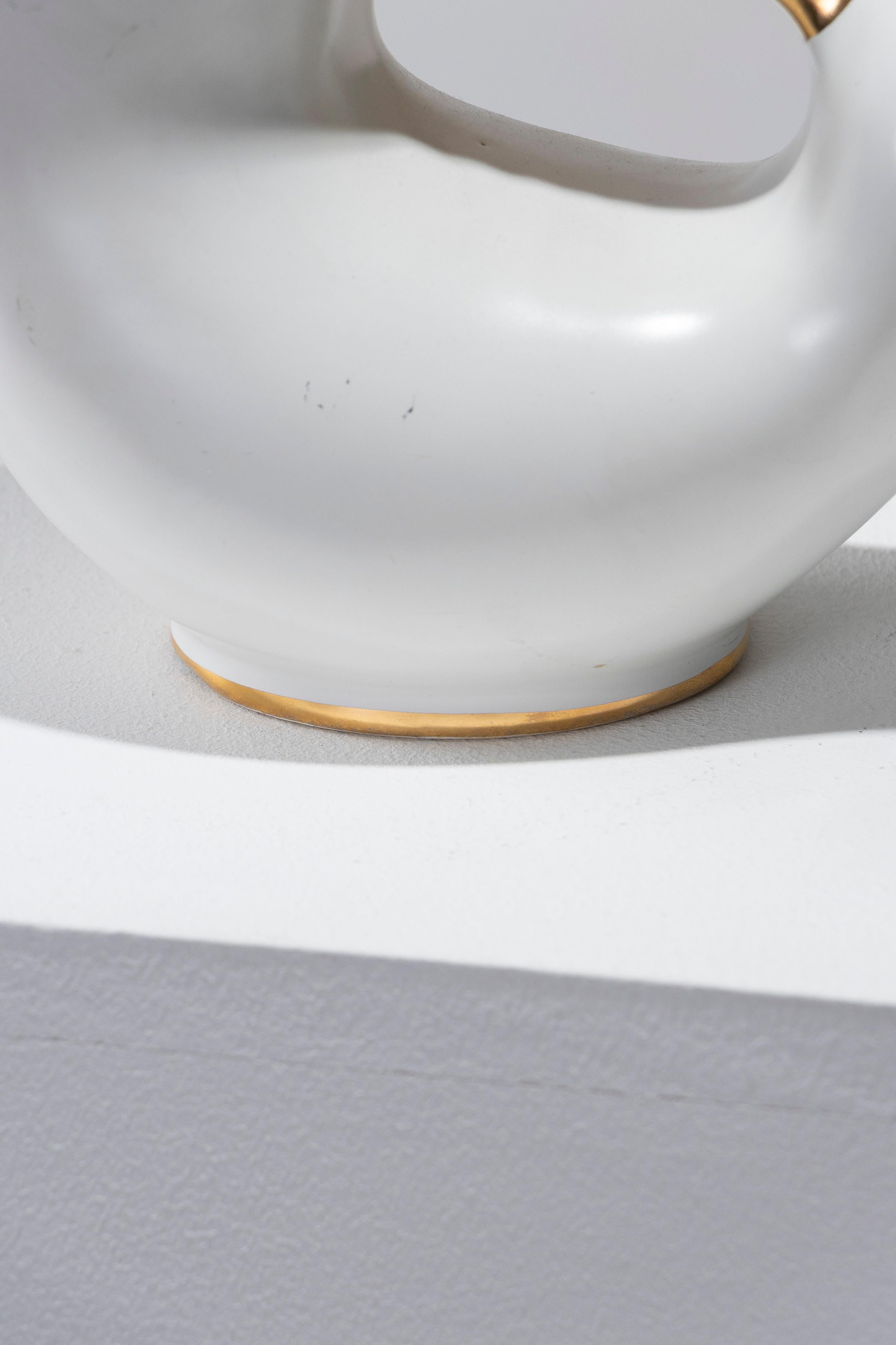 20th Century Zoomorphic Porcelain Pitcher, 1950s For Sale