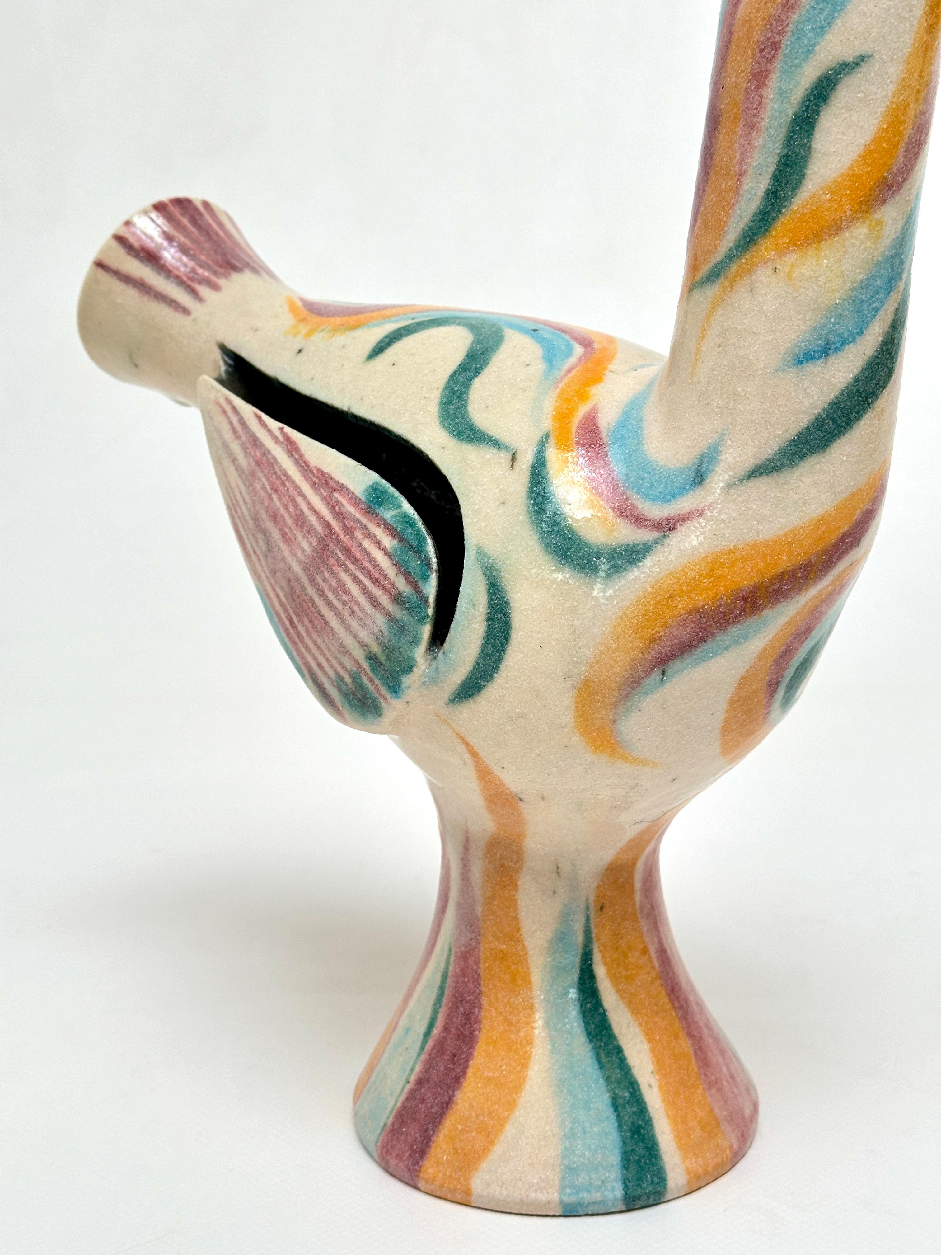 Ceramic Zoomorphic Sculpture, Accolay, France c. 1960 For Sale
