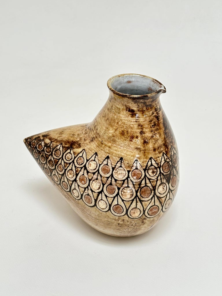 Vase zoomorphe de Jean-Claude Malarmey, Vallauris, vers 1960 - En