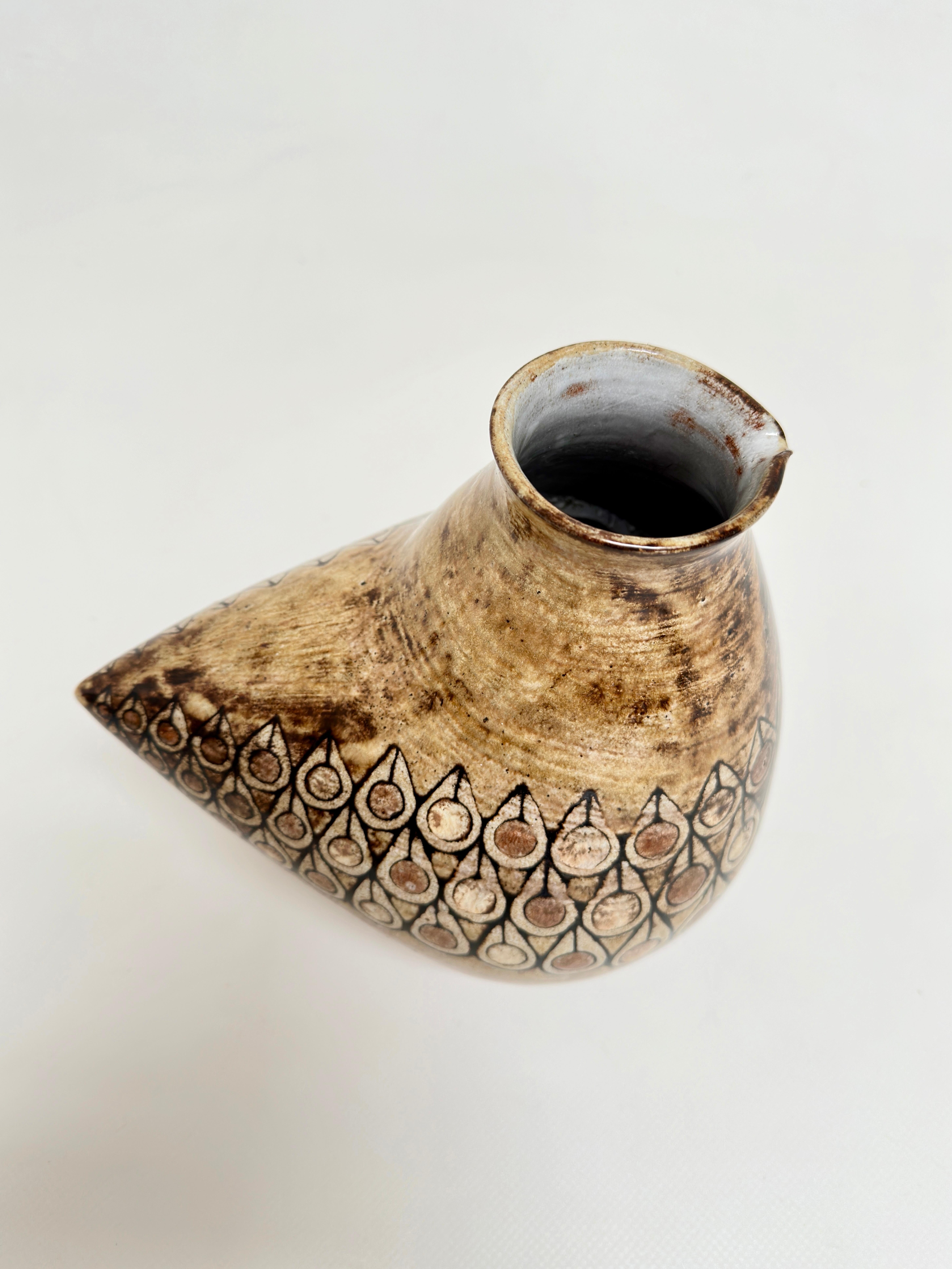 Zoomorphic Vase, Jean-Claude Malarmey, Vallauris c. 1960 In Excellent Condition For Sale In St Ouen, FR