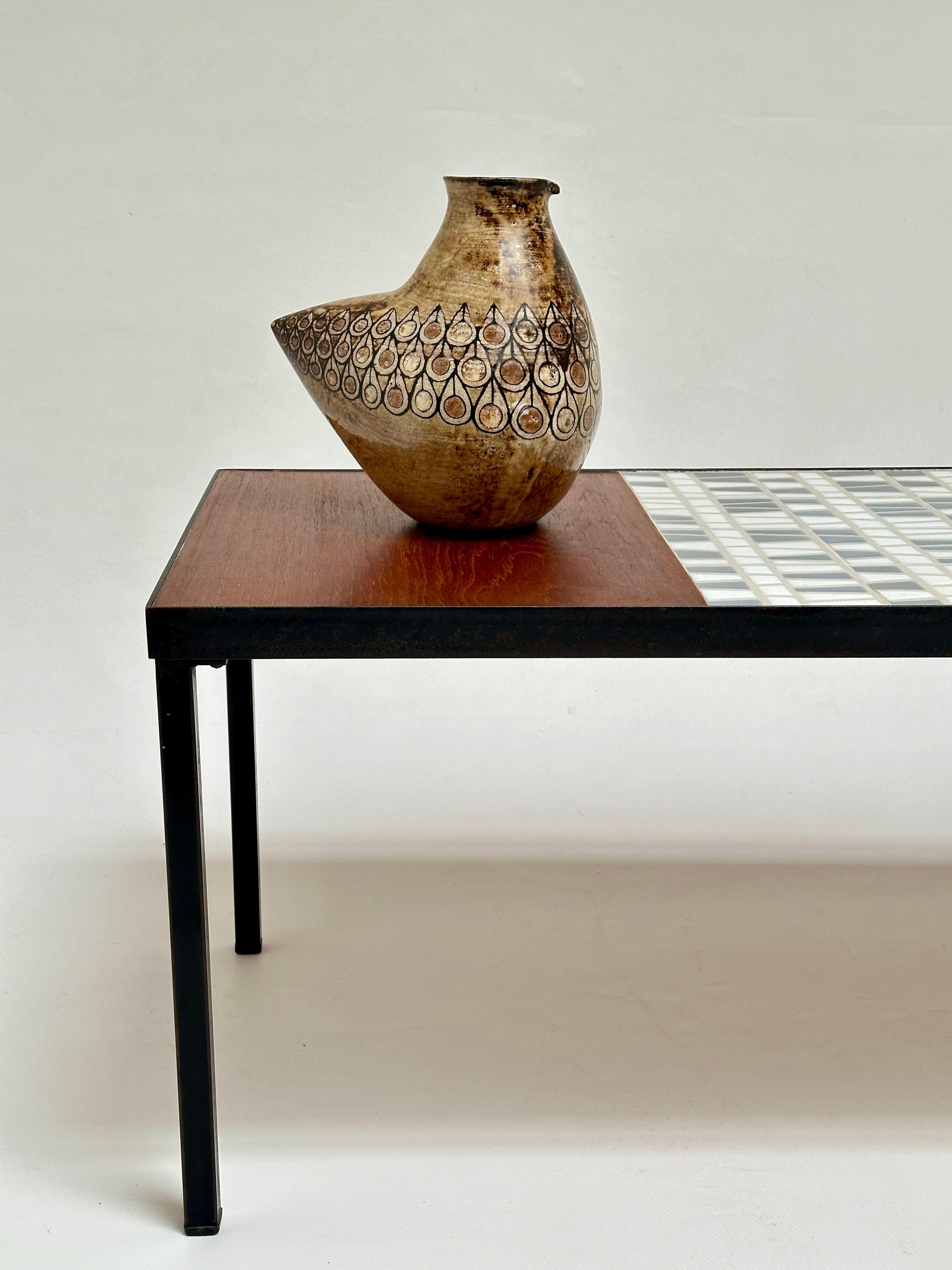 Céramique Vase zoomorphe de Jean-Claude Malarmey, Vallauris, vers 1960 en vente