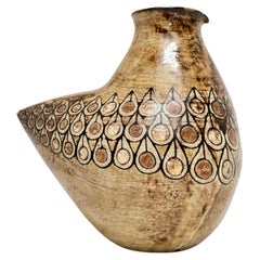 Vintage Zoomorphic Vase, Jean-Claude Malarmey, Vallauris c. 1960
