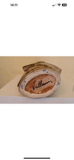 Zoomorphic vase signed Vallauris