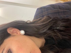 Zorab Pendientes de oro rosa de 18 quilates con 27,66 qt. Ópalo blanco & 1.88Ct. Zafiro azul