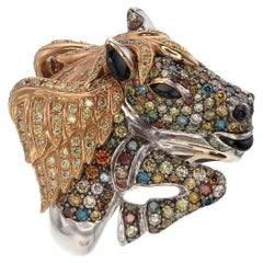 Zorab Creation The Equine Elegance Ring : une symphonie captivante de diamants