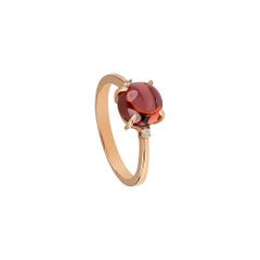 Zorab Kreation, Goldring mit Blushing Turmalin und Diamant von Lady Chatterley