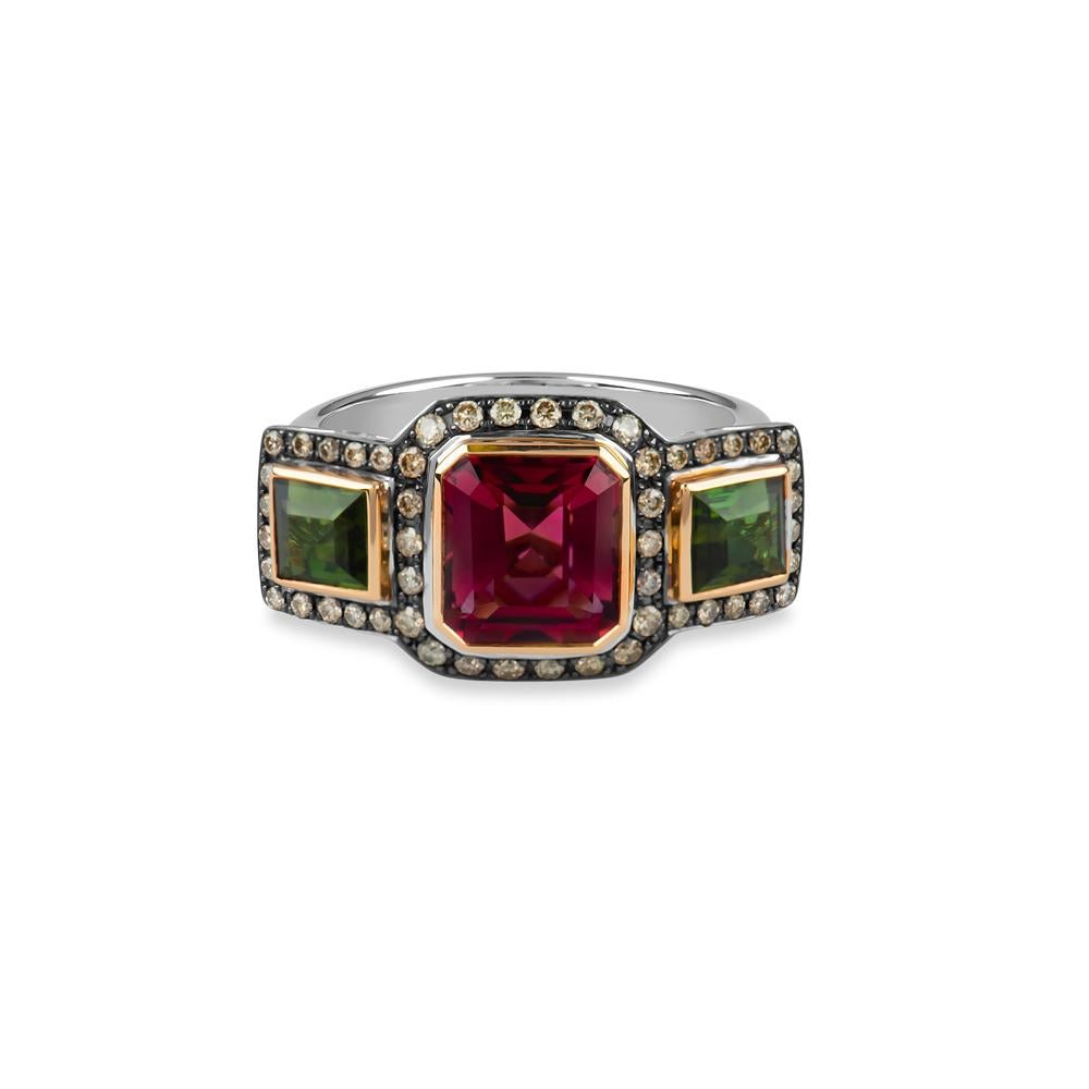 Zorab Creations Tourmaline Assent Ring In New Condition For Sale In San Diego, CA