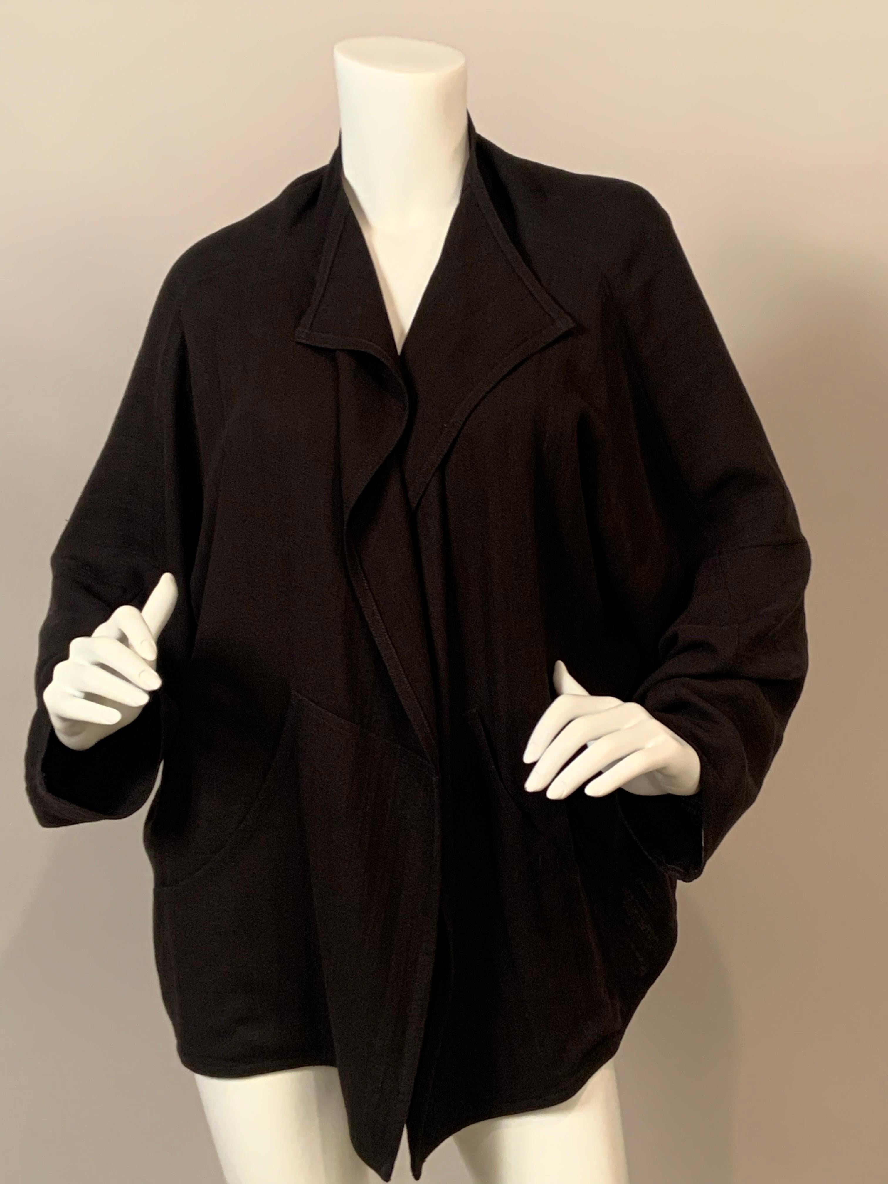Zoran Schwarz Importierte Leinenjacke im Angebot 6