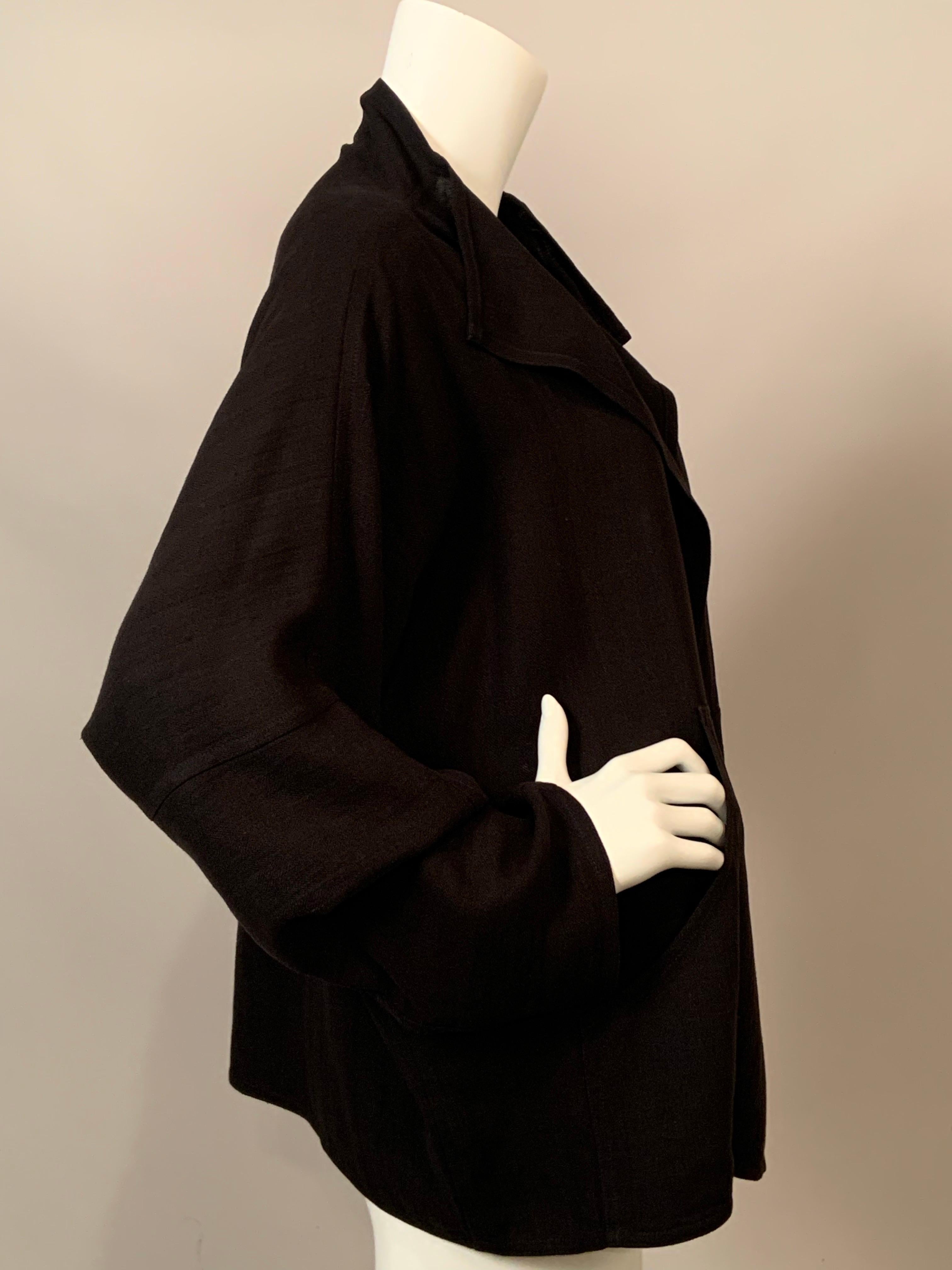 Zoran Schwarz Importierte Leinenjacke im Zustand „Hervorragend“ im Angebot in New Hope, PA