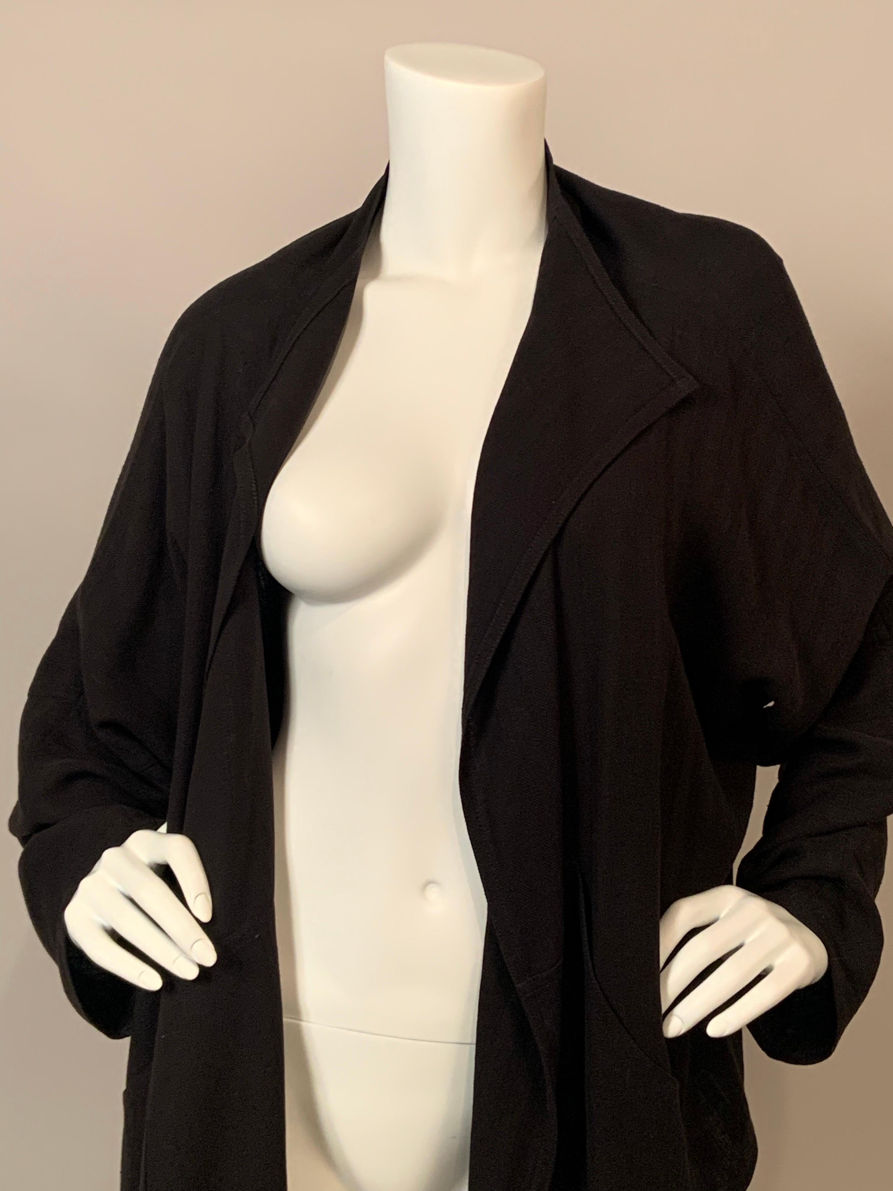 Zoran Schwarz Importierte Leinenjacke Damen im Angebot