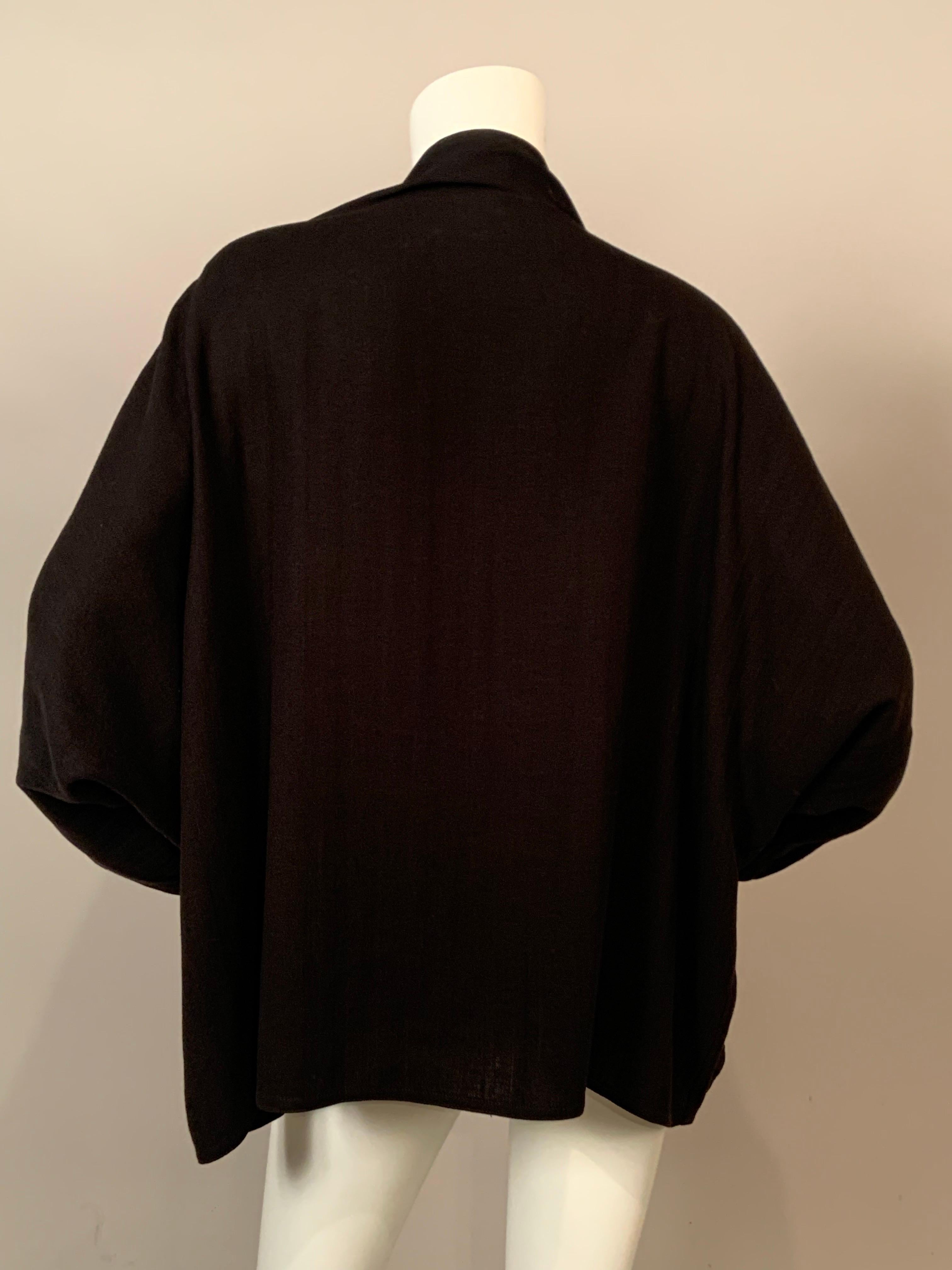 Zoran Schwarz Importierte Leinenjacke im Angebot 5