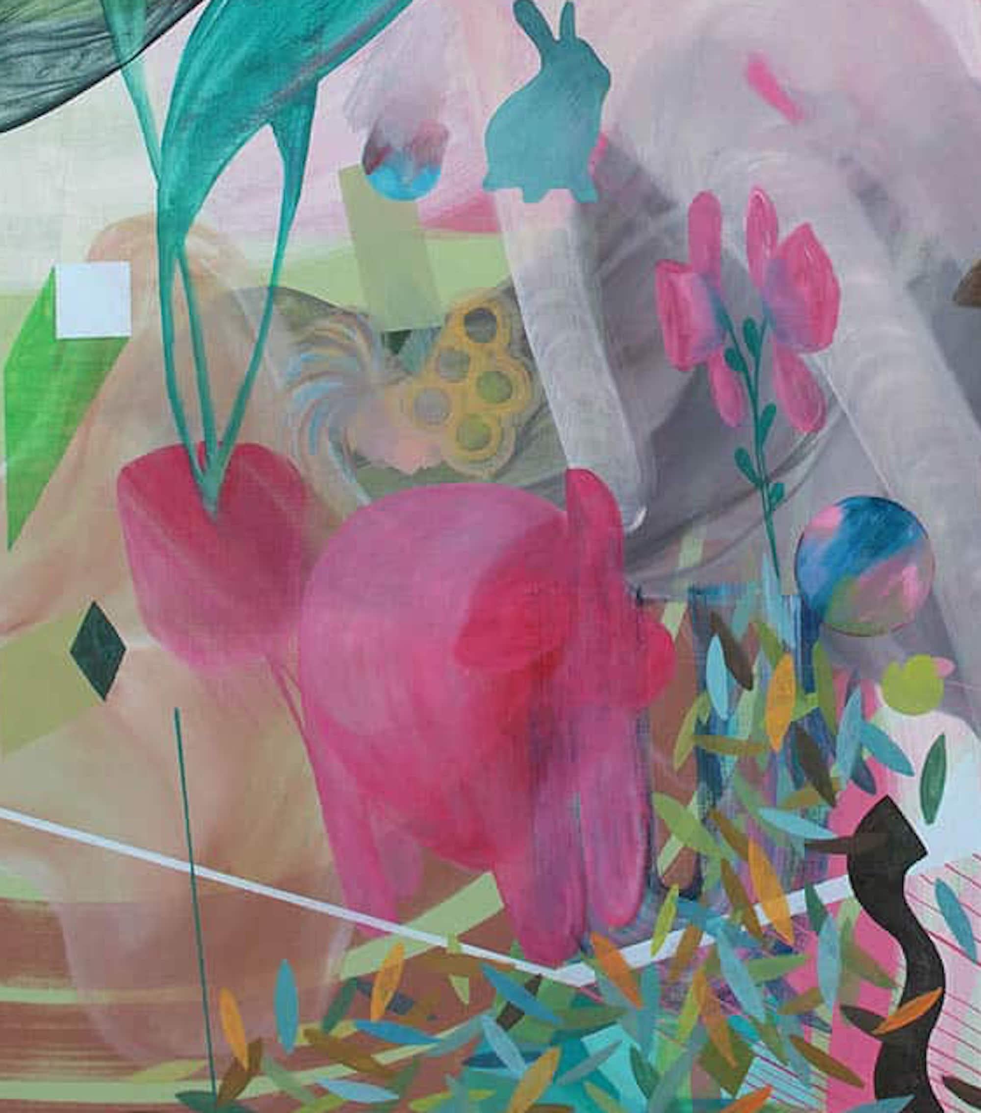 Le bambole hanno emozioni? (#3) di Zoran Šimunović - Quadro con cornice grande, verde in vendita 3