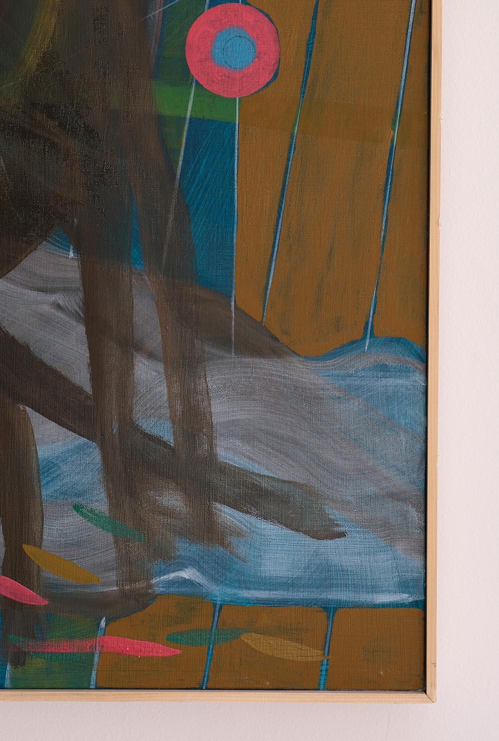 GROWING UP (#3) von Zoran Šimunović - Großes gerahmtes Bild, helle Farben, Hund im Angebot 3